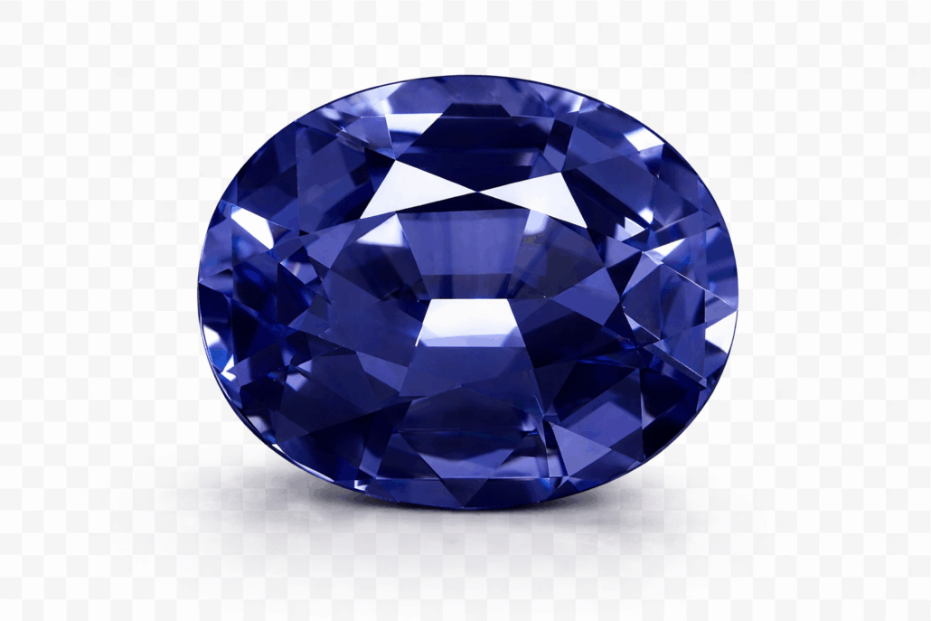 Spinello blu naturale che rappresenta il colore come linguaggio nella scelta di una pietra preziosa